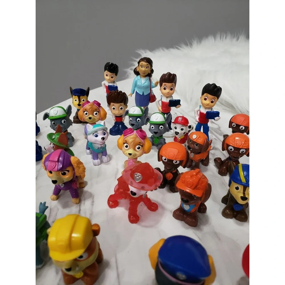 Lot 40 Paw Patrol Nickelodeon Nick Jr Figure Dog Toy Mixed Rider Chase Marshall
